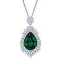 Green Teardrop Necklace