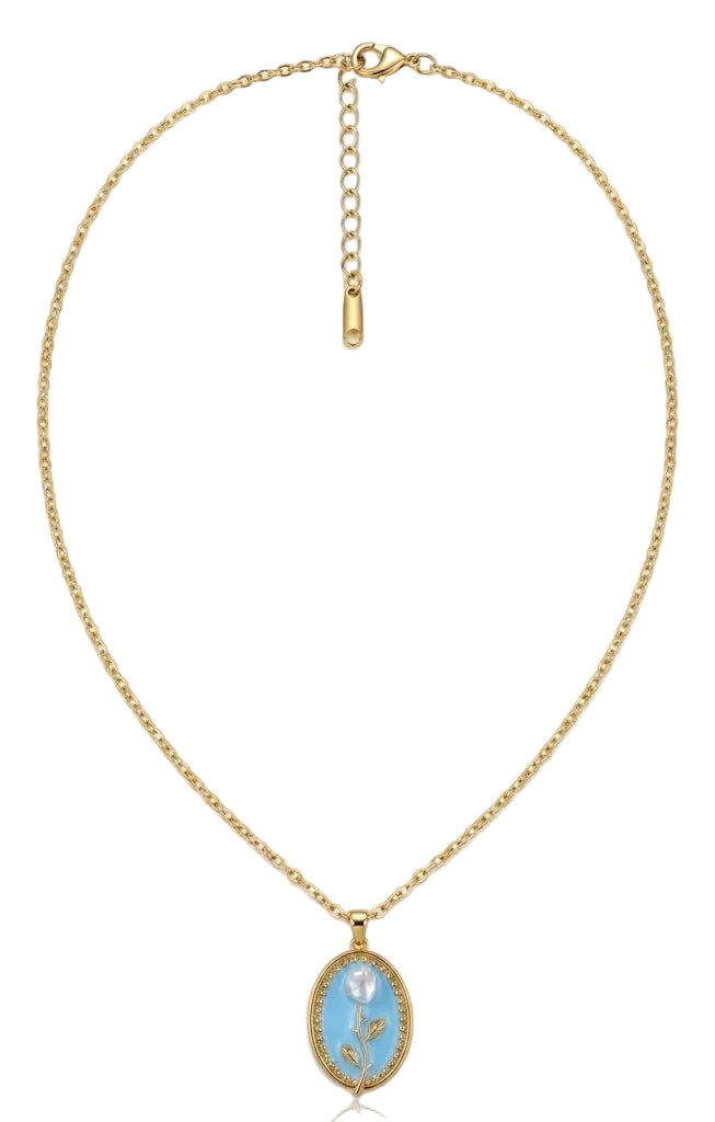 Juliet Powder-Blue Necklace
