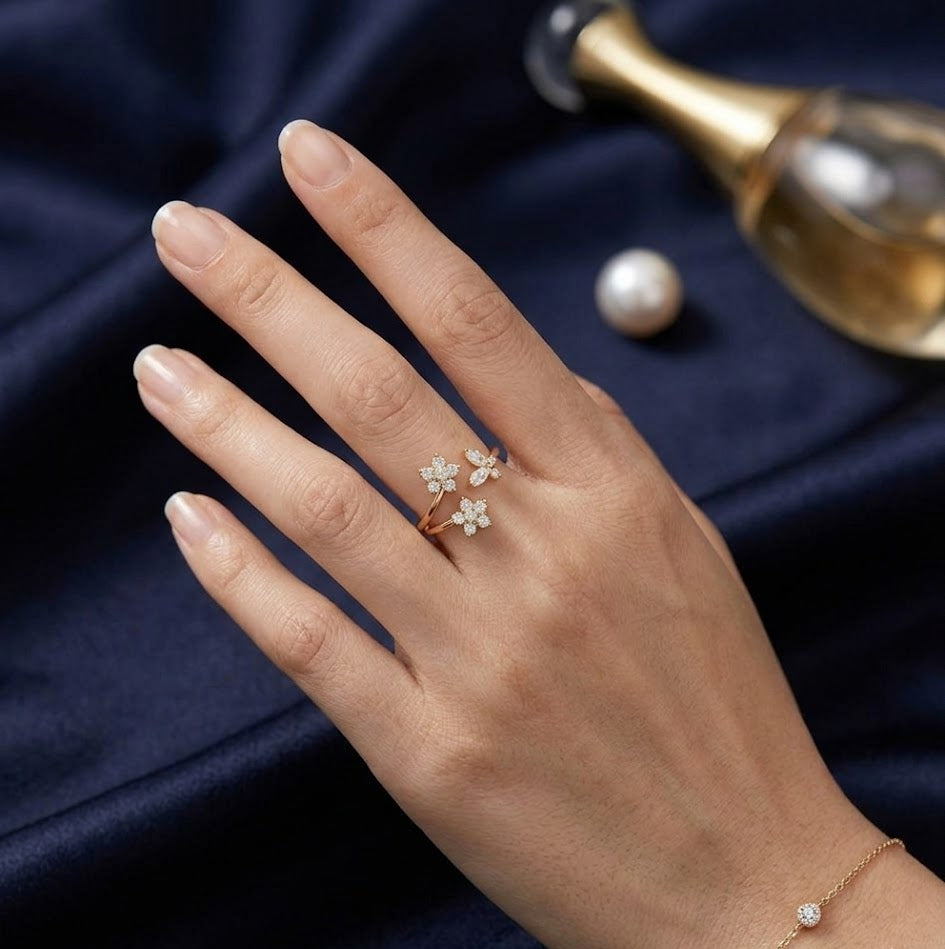 Mariposa Blossom Ring