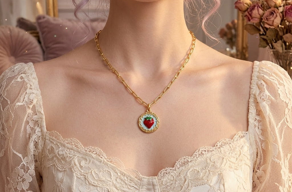 Strawberry Necklace