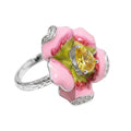 Flower Enamel Ring