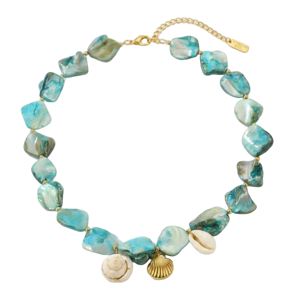 Mermaidcore Blue Necklace