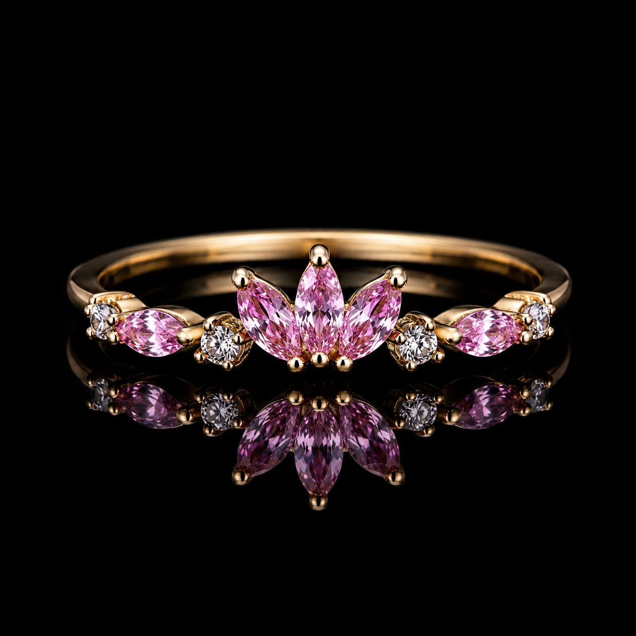 Aurora Tiara Band Ring