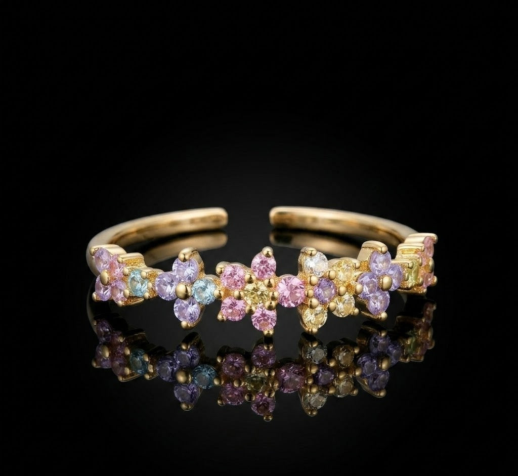 Rainbow Pastel  Ring