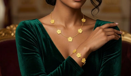 Gold Clover Necklace