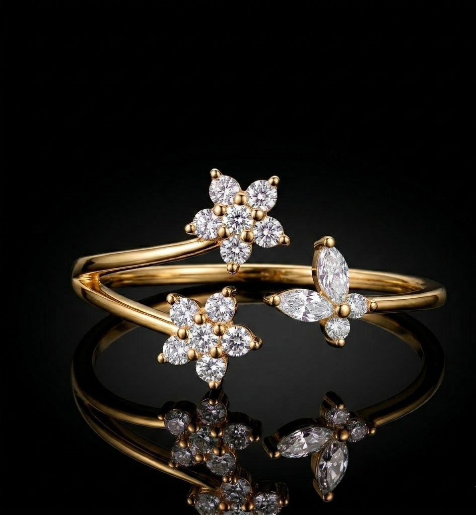 Mariposa Blossom Ring