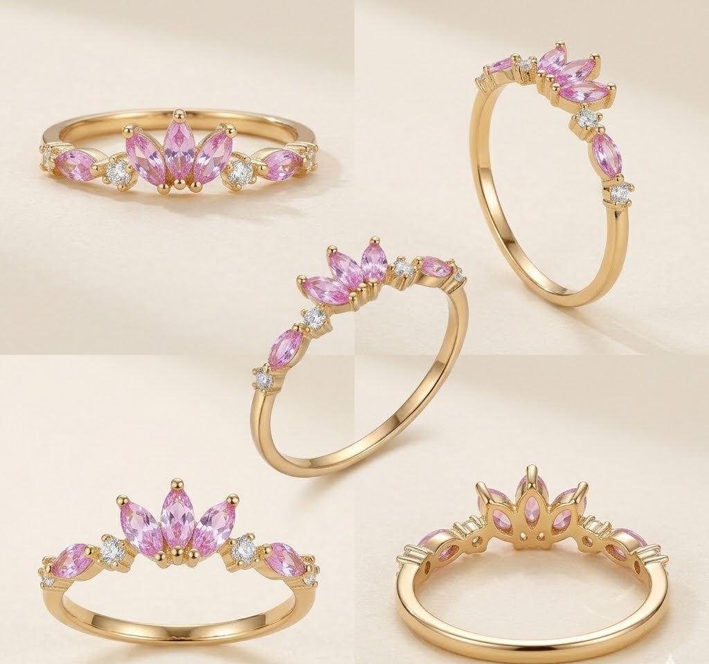 Aurora Tiara Band Ring