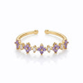Purple Floral Band