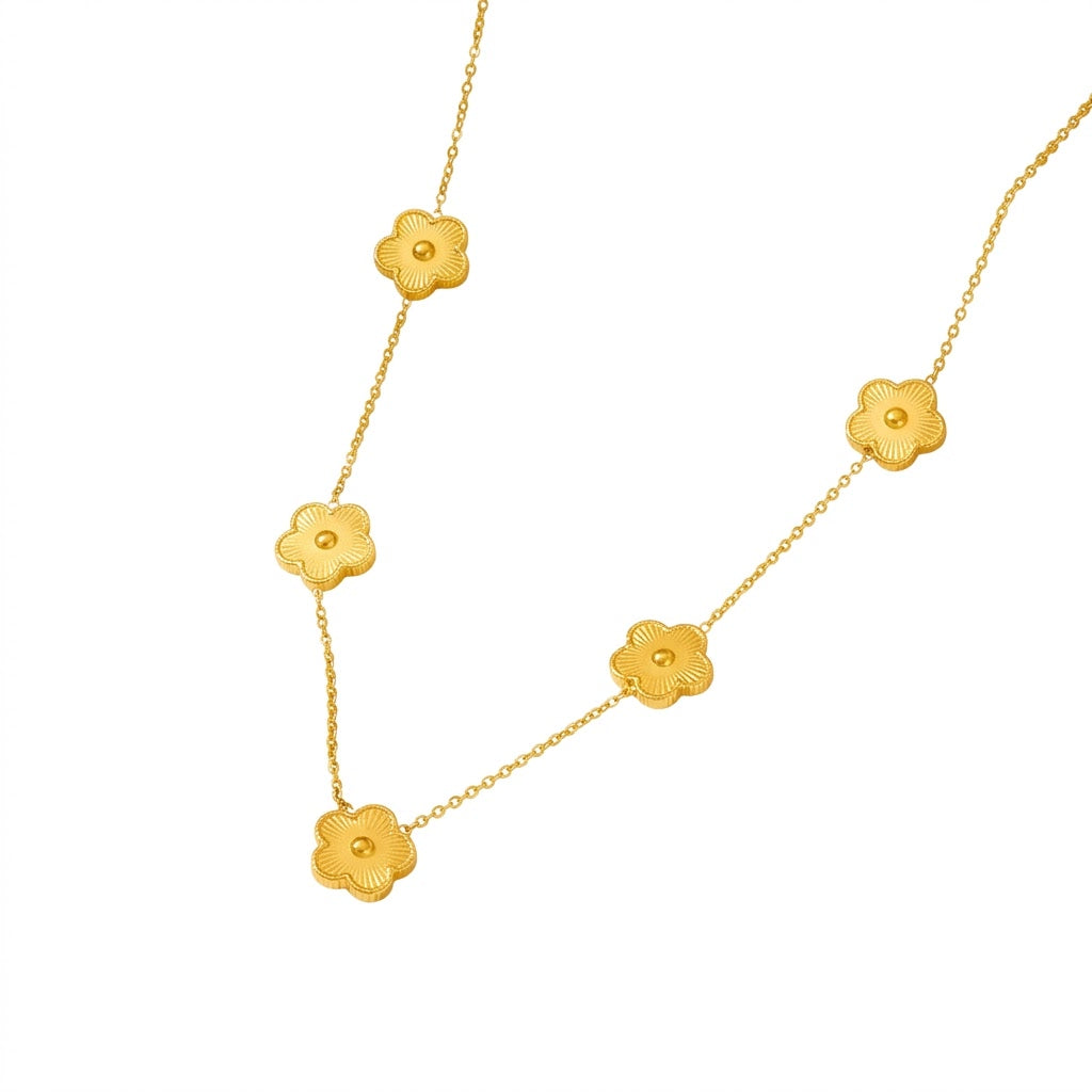 Gold Clover Necklace