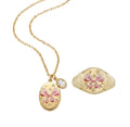 Pink Bow Signet Set