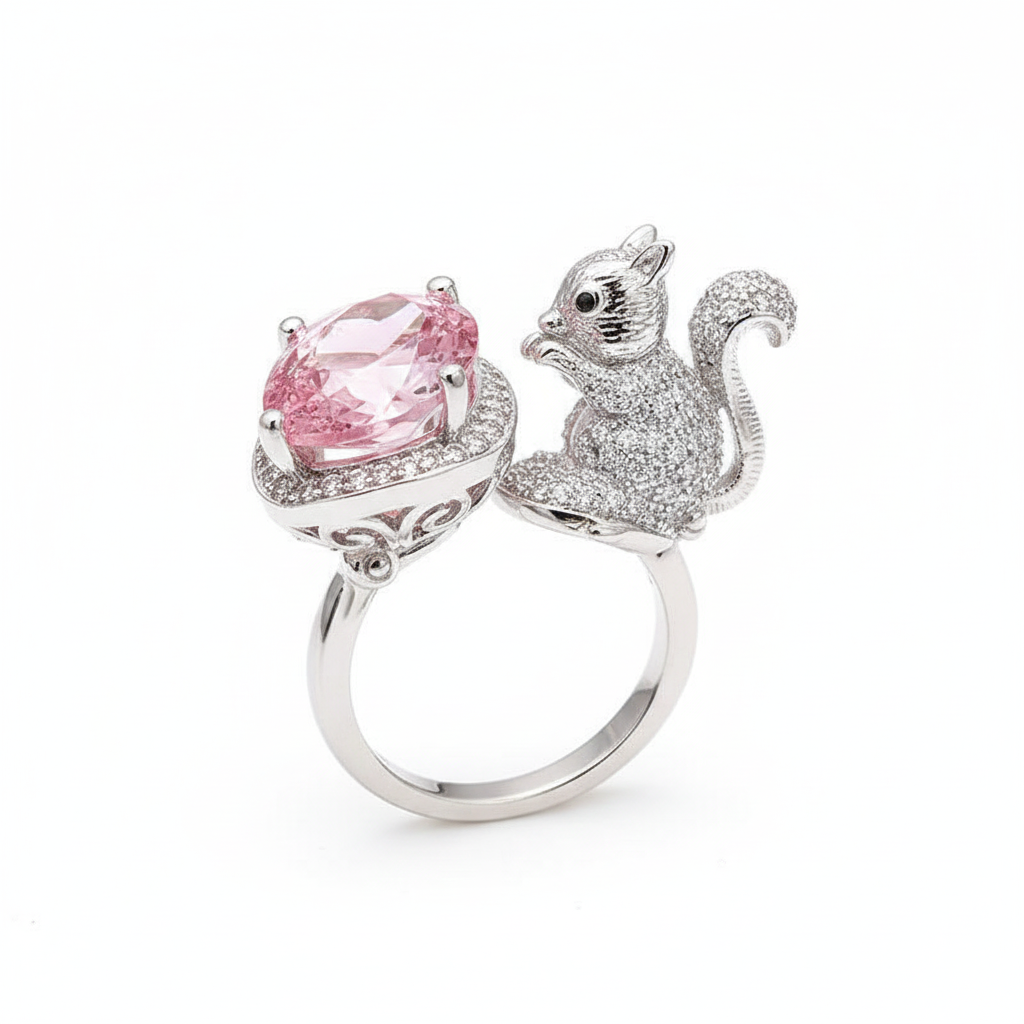Pink Squirrel Ring