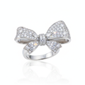 Sparkling Bow Ring