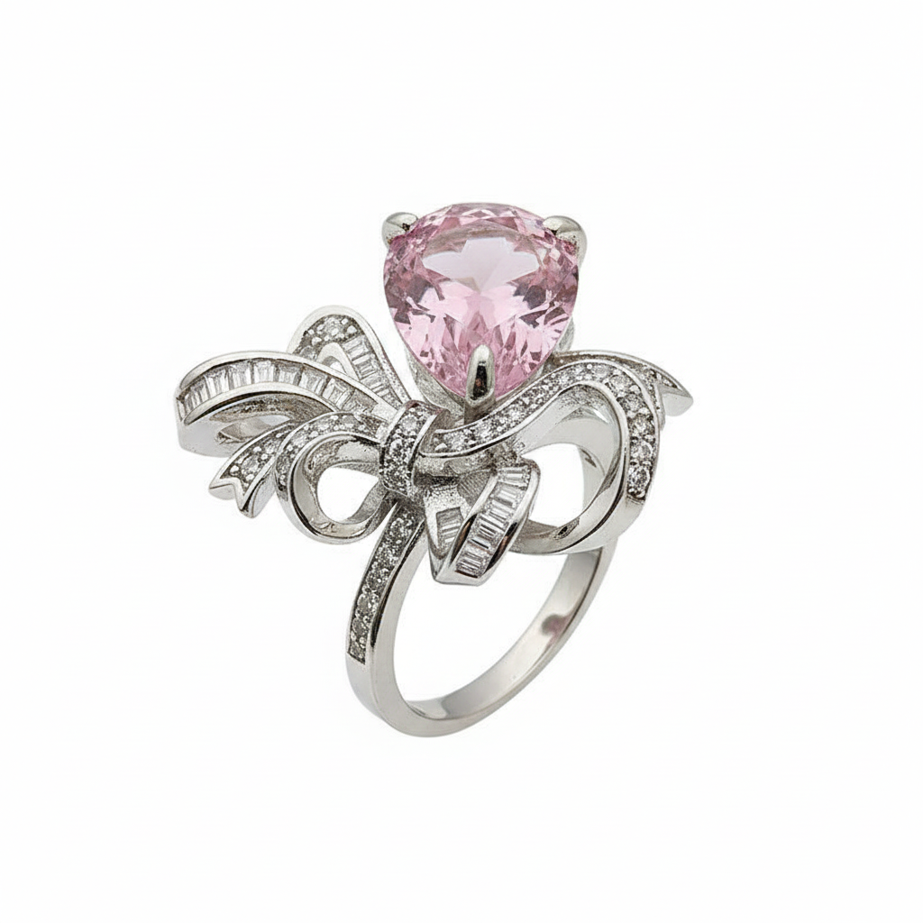 Aurora Pink Crystal Ring