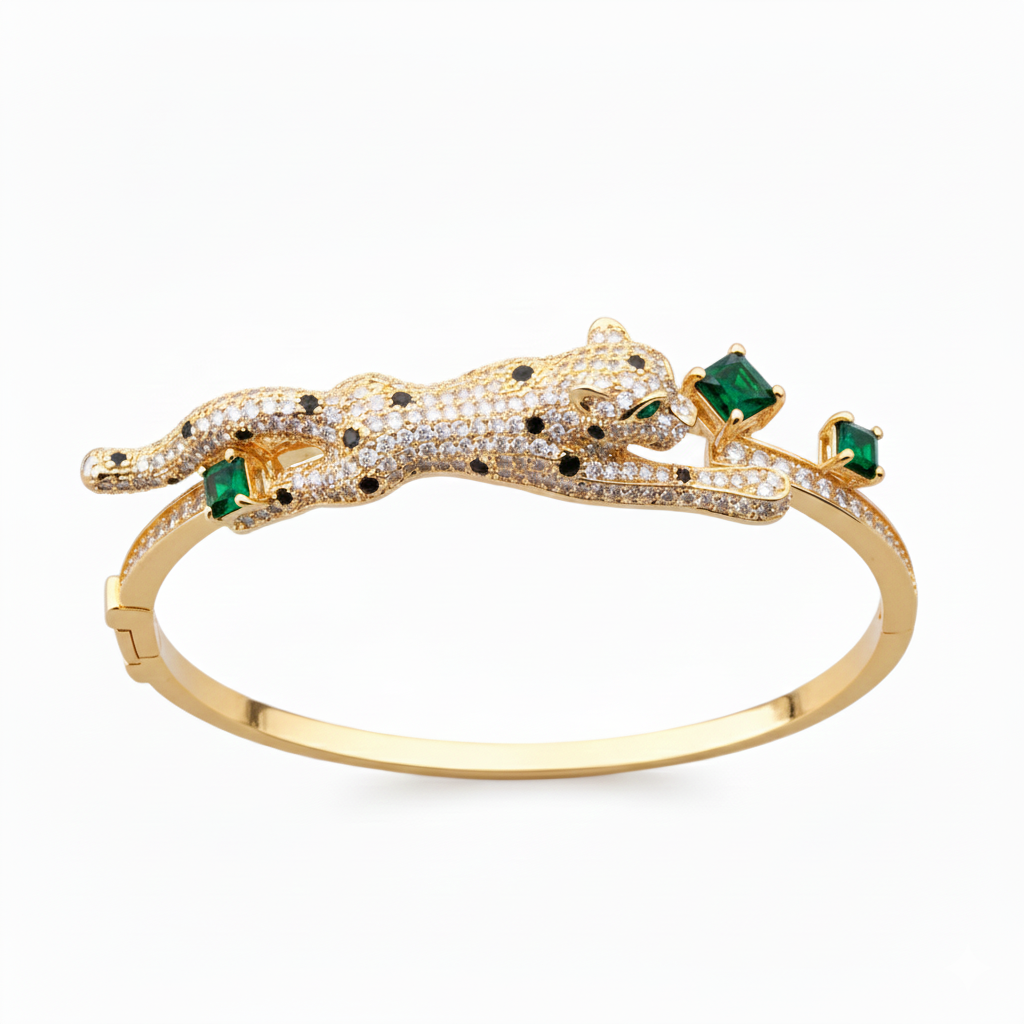 The Emerald Panther Bracelet
