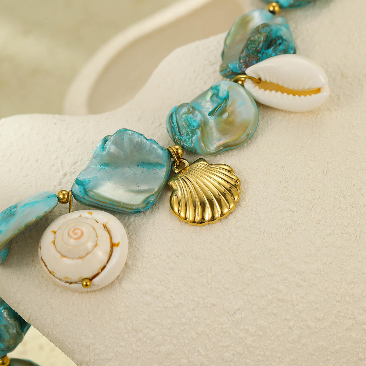 Mermaidcore Blue Necklace
