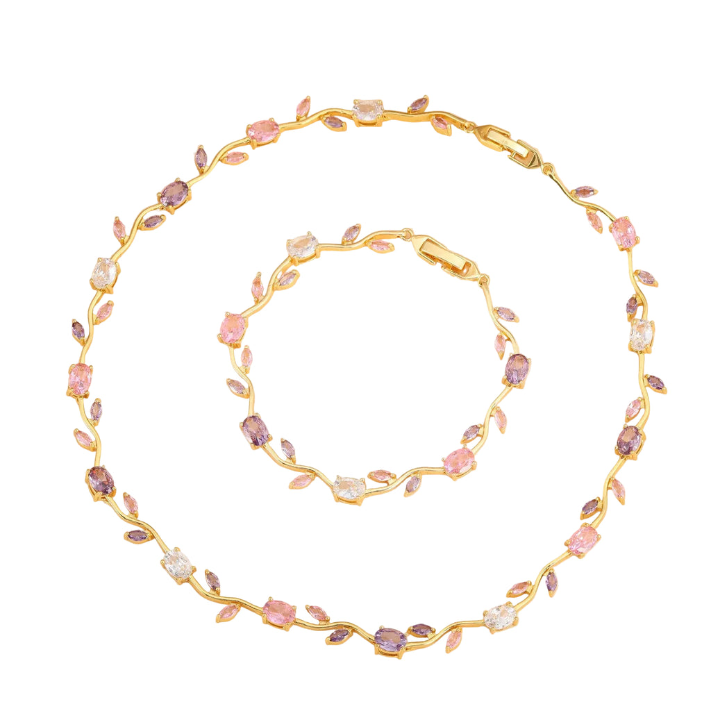 Wisteria Vine Gold Necklace