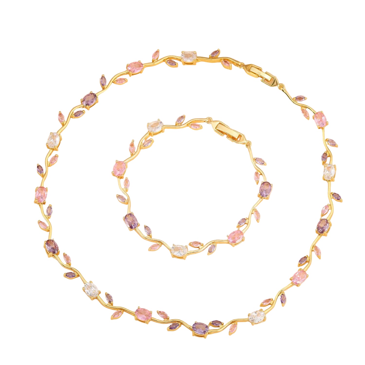 Wisteria Vine Gold Necklace