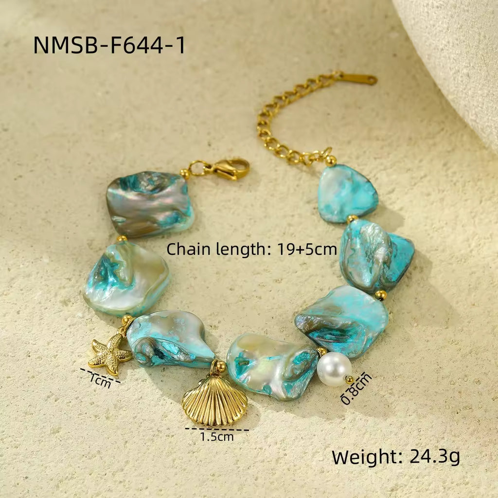 Mermaidcore Blue Bracelet