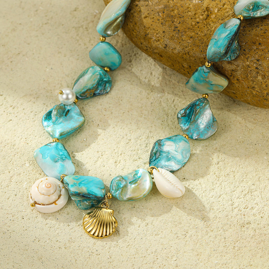 Mermaidcore Blue Necklace