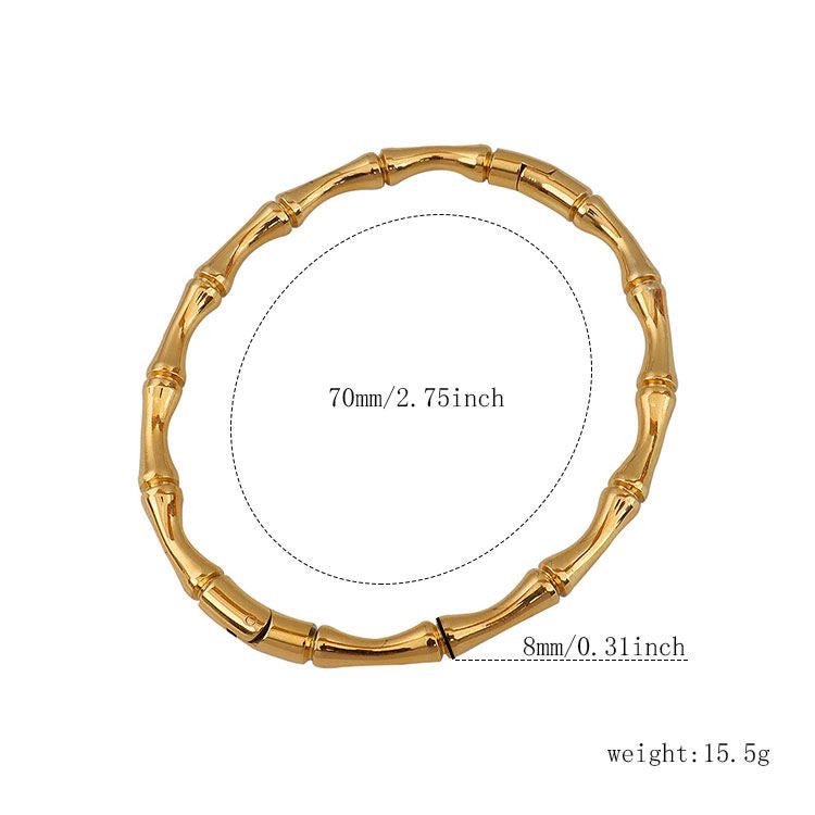 Kyoto Gold Bamboo Bangle