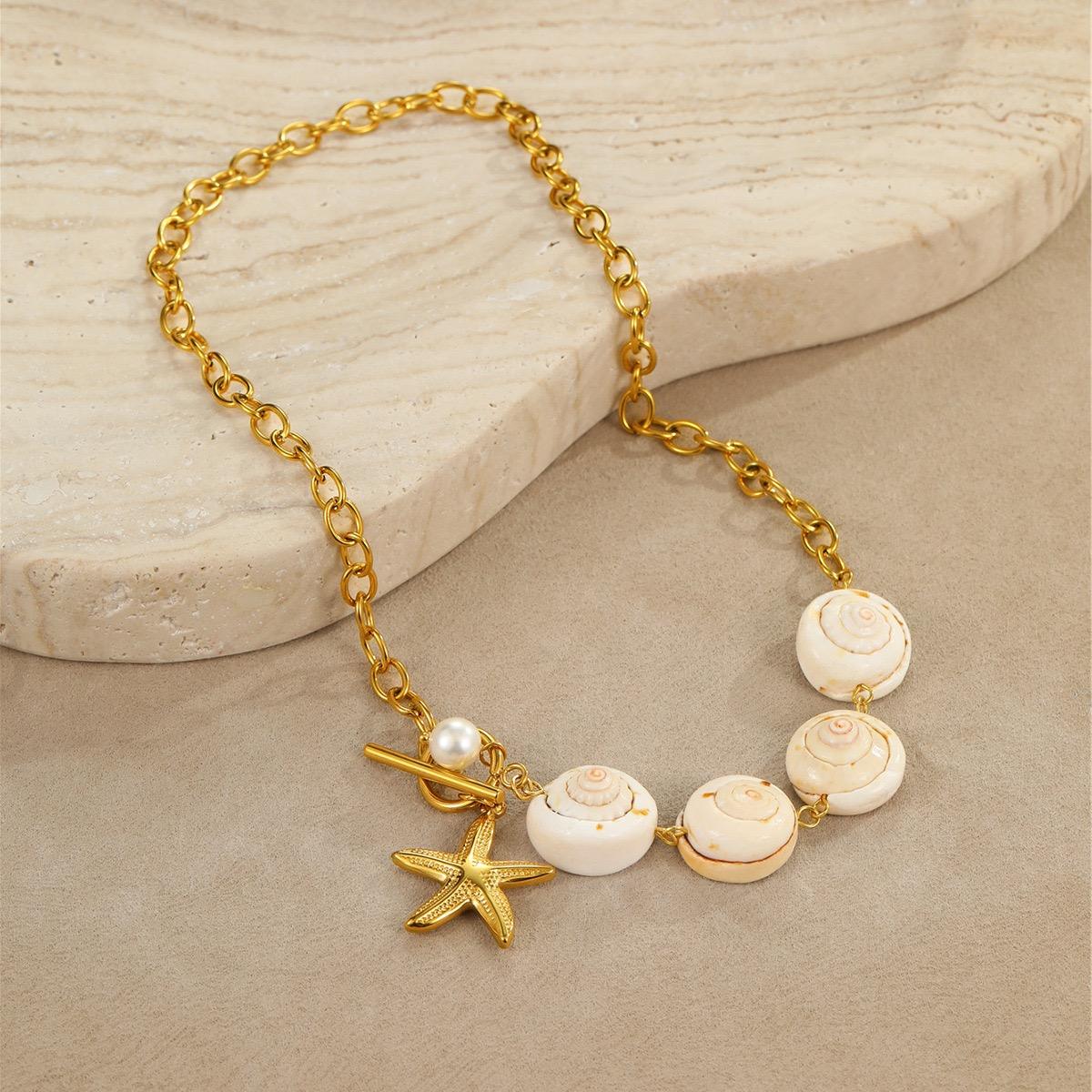 Marina Pearl Gold Neclace