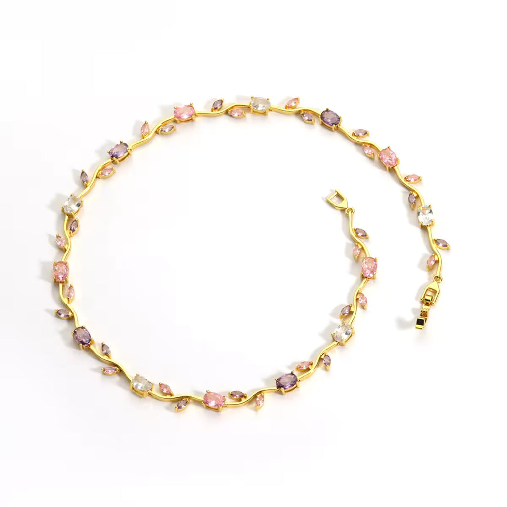 Wisteria Vine Gold Necklace