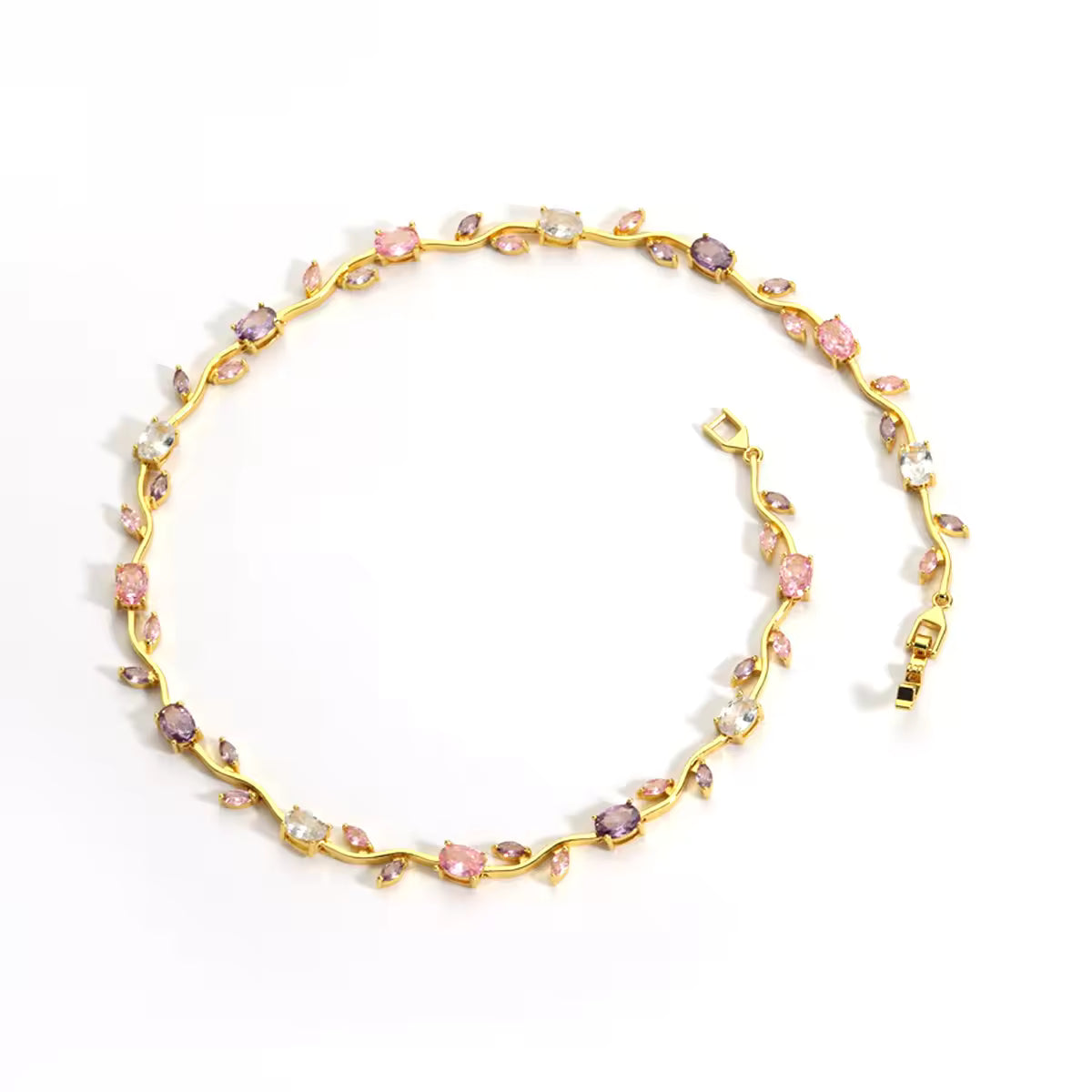 Wisteria Vine Gold Necklace