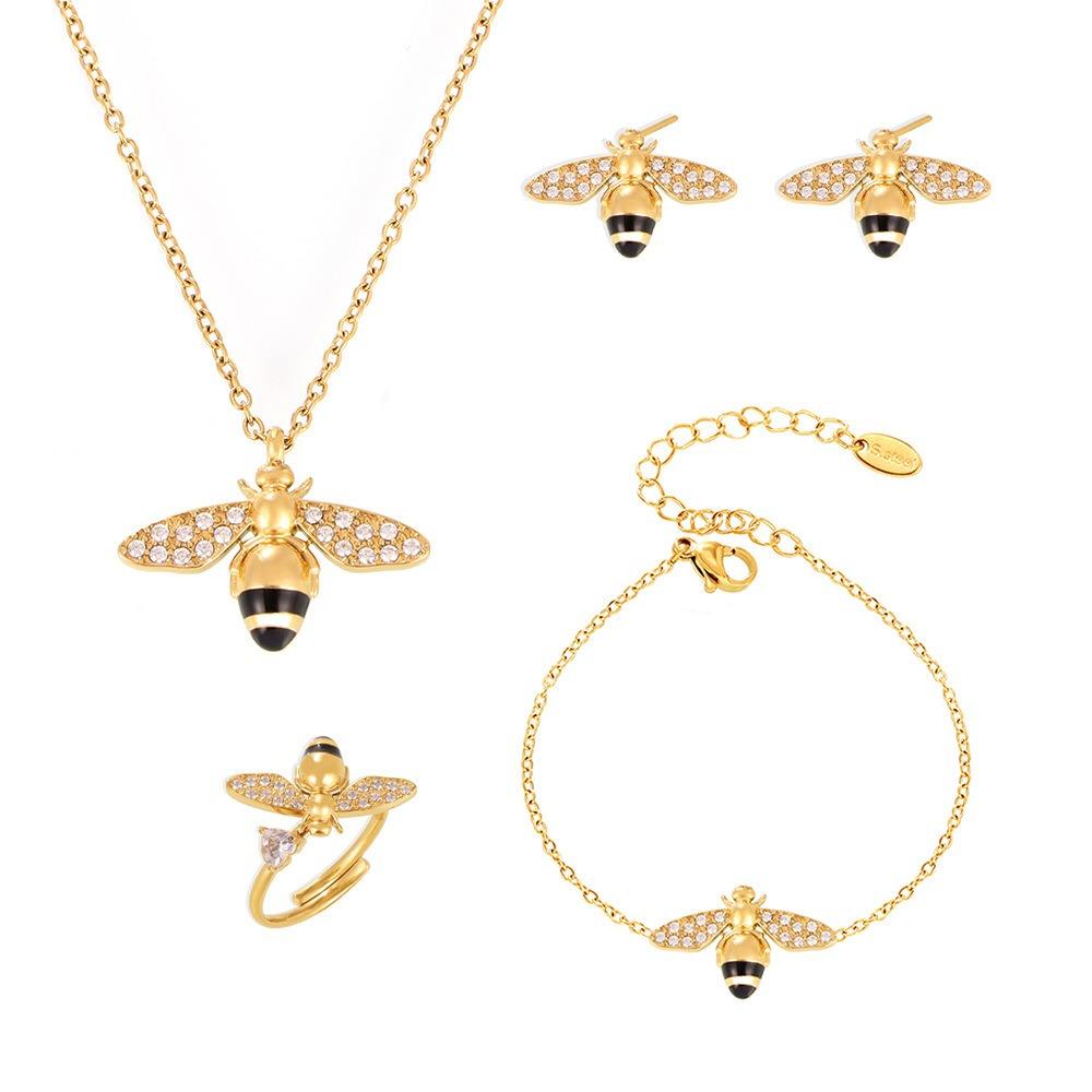Honeycomb Drop Necklace