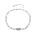 Pink Tennis Bracelet