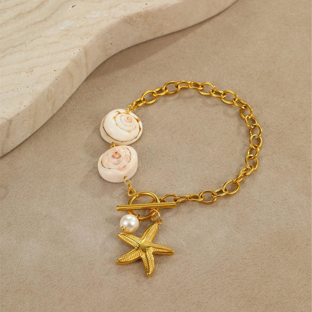 The Marina Pearl Gold Bracelet