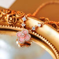 Floral Rose Gold Necklace
