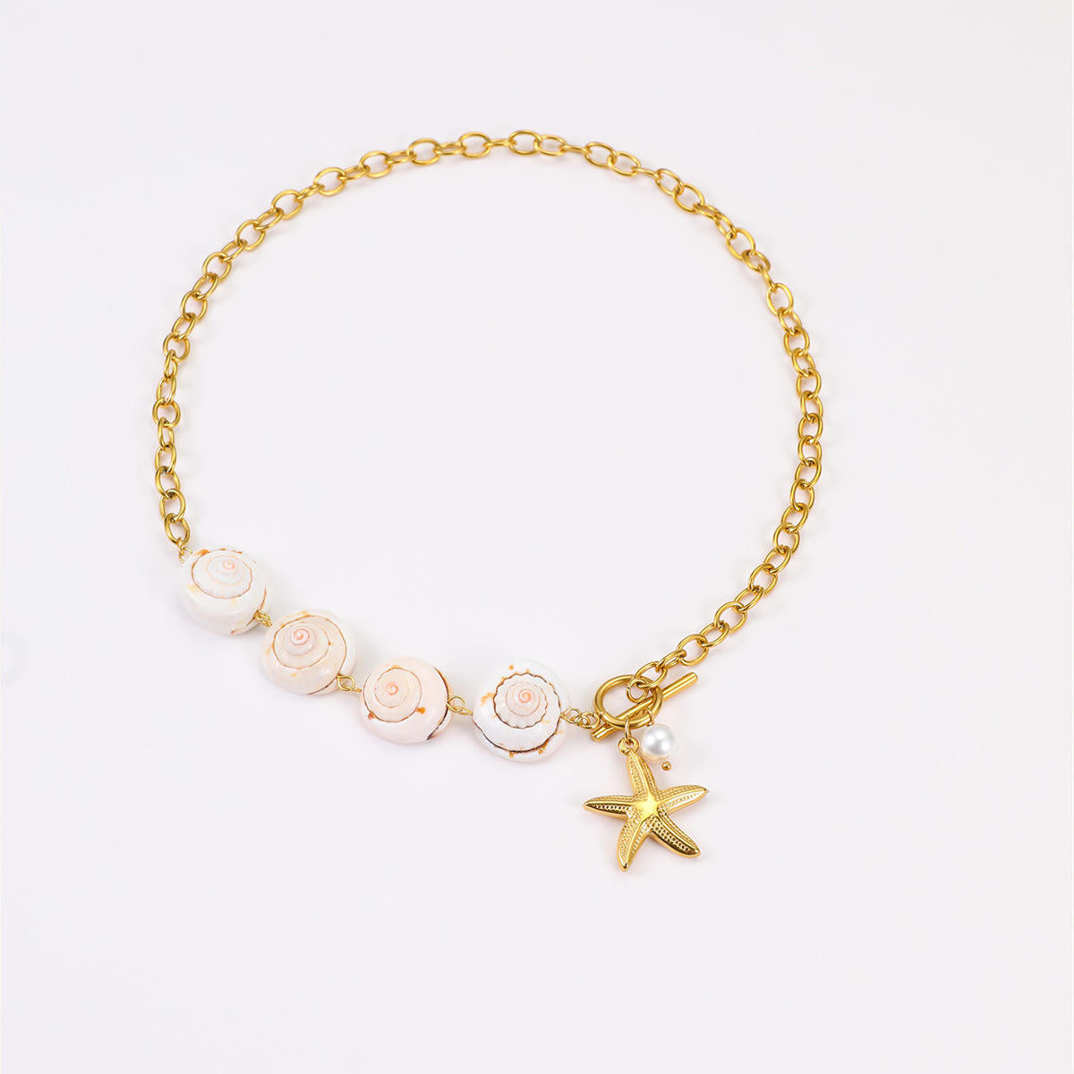 Marina Pearl Gold Neclace
