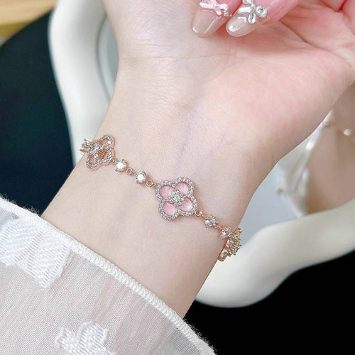 Floral Rose Gold Bracelet