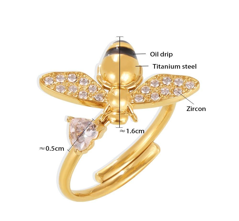 Honeycomb Gold Ring
