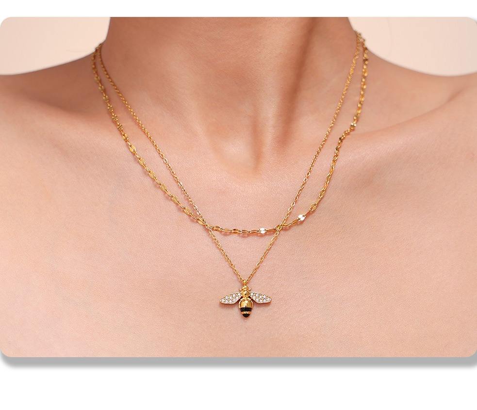 Honeycomb Drop Necklace