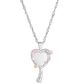 Alice Silver Mirror Necklace