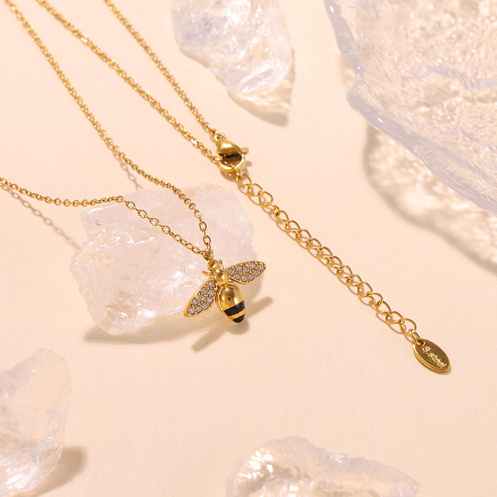 Honeycomb Drop Necklace