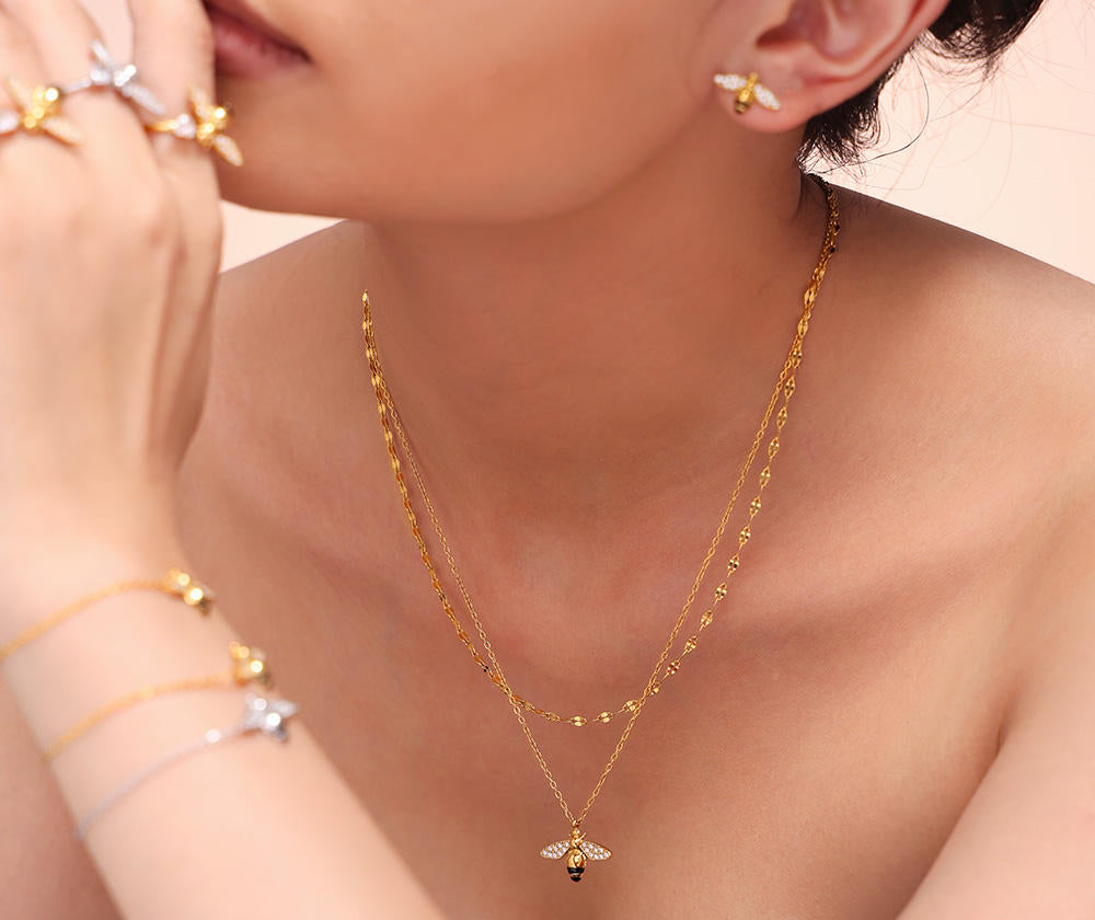 Honeycomb Drop Earrings