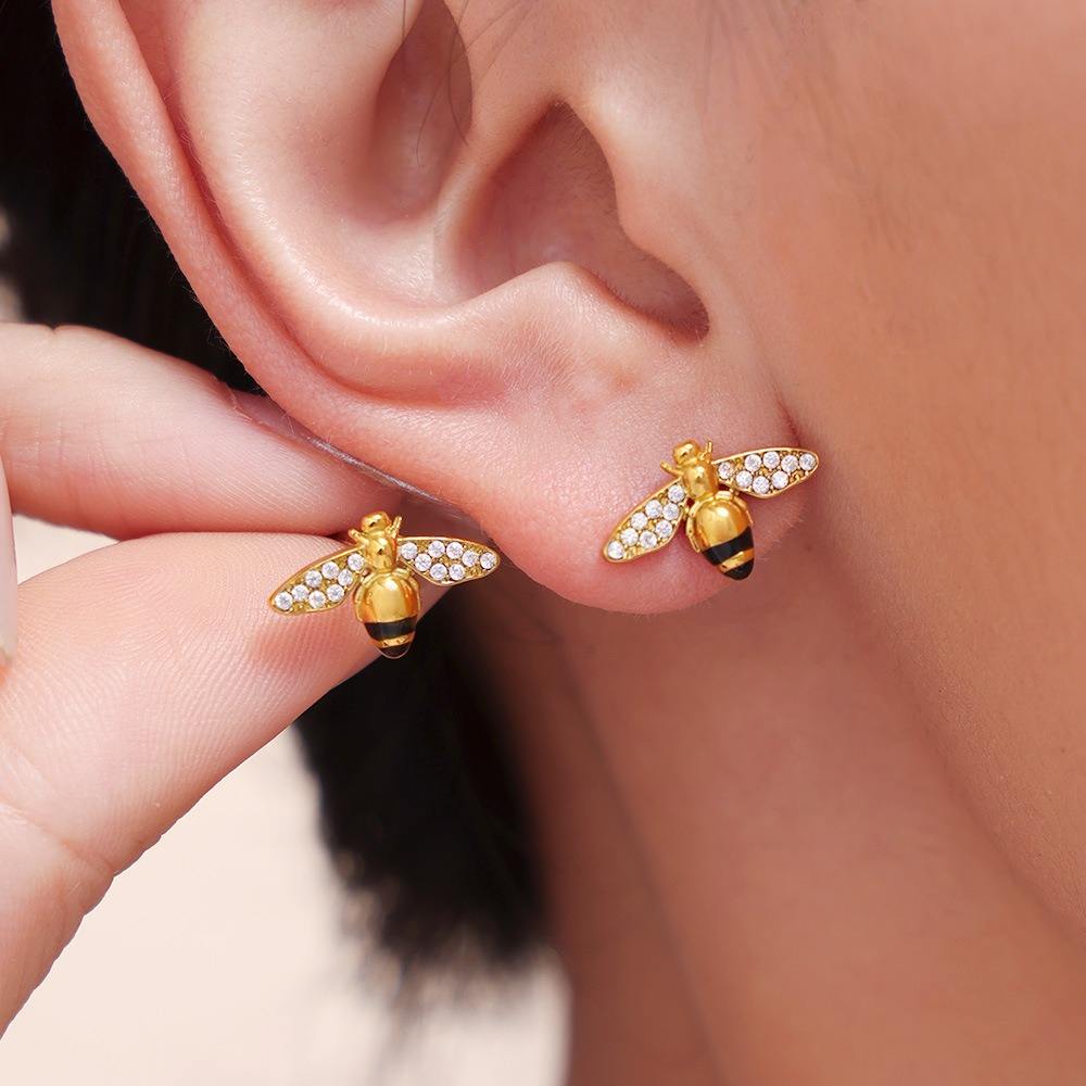 Honeycomb Drop Earrings
