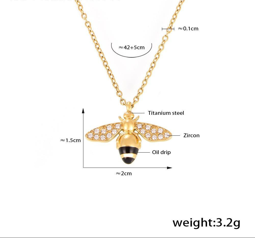 Honeycomb Drop Necklace