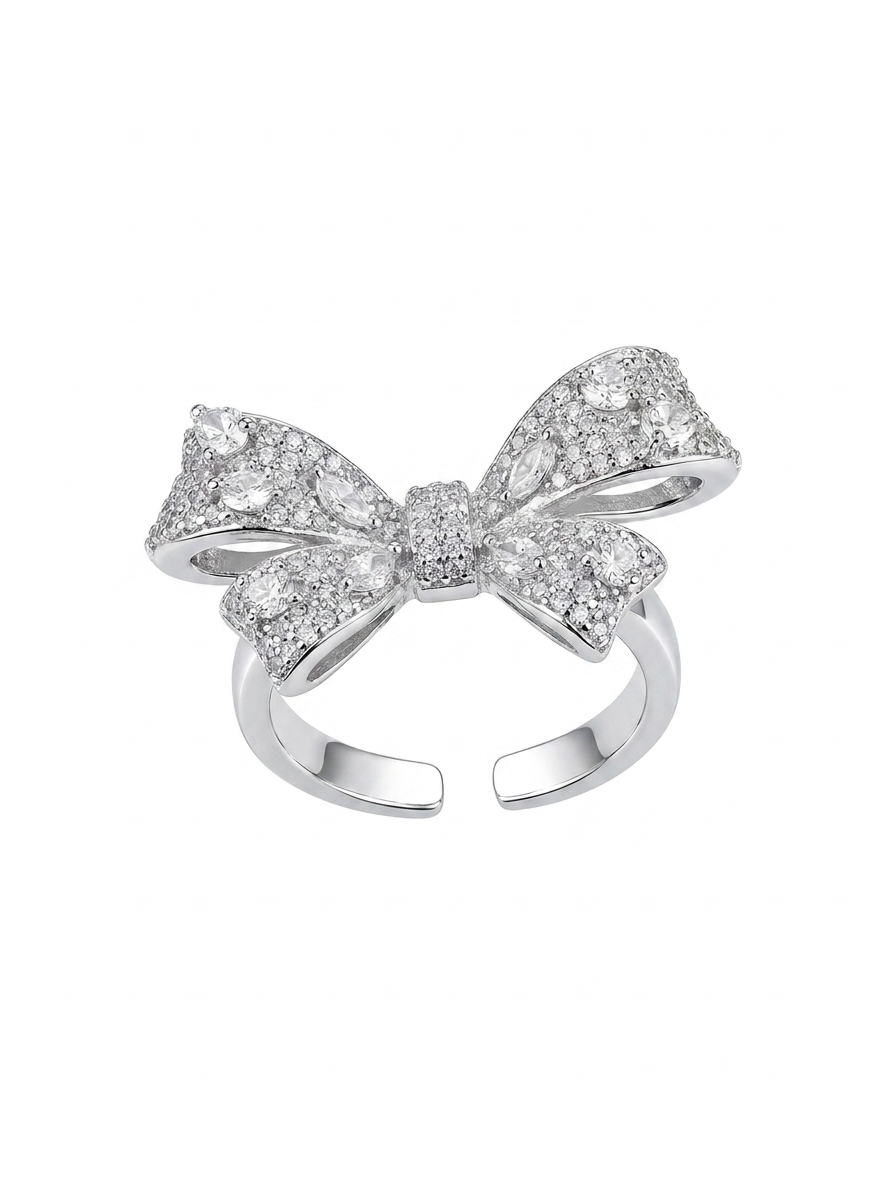 Sparkling Bow Ring