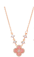 Floral Rose Gold Necklace