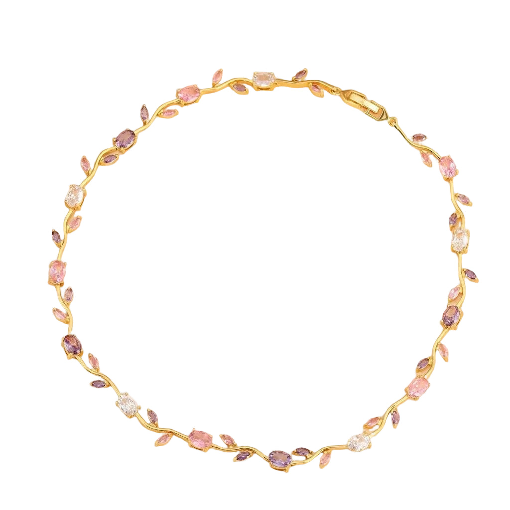 Wisteria Vine Gold Necklace