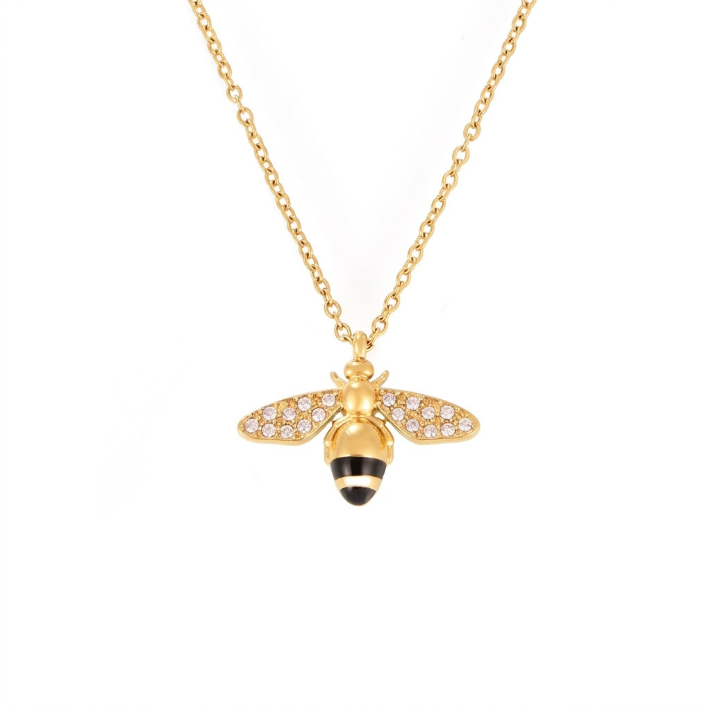 Honeycomb Drop Necklace