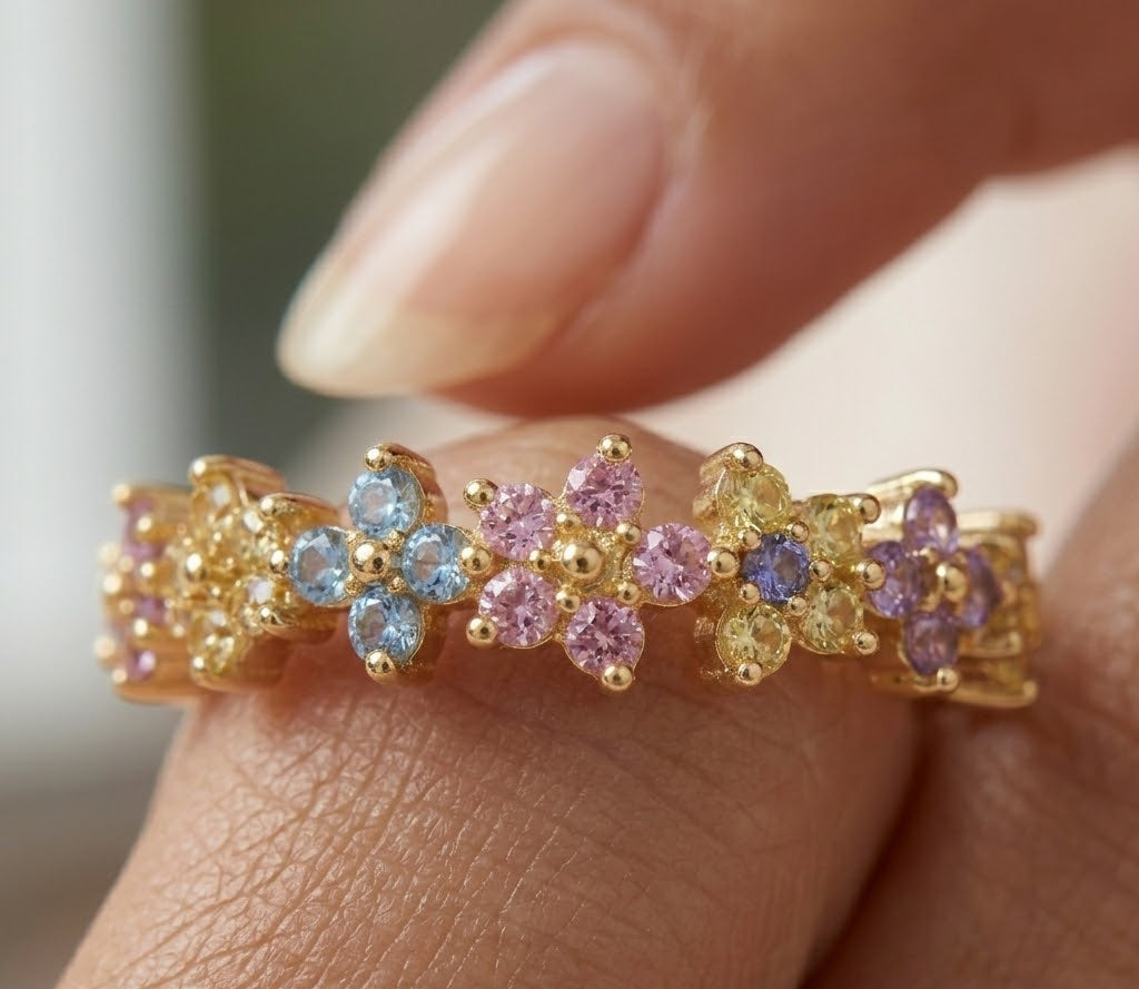 Rainbow Pastel  Ring