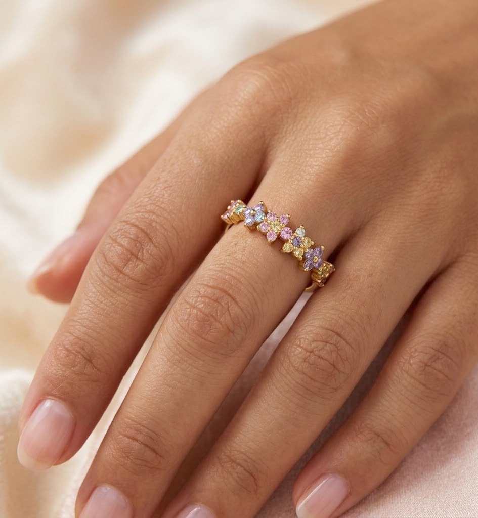 Rainbow Pastel  Ring