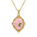 Lady Bridgerton Pink Rose Medallion