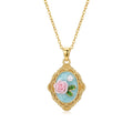 Lady Bridgerton Blue Rose Medallion