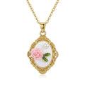 Lady Bridgerton White Rose Medallion