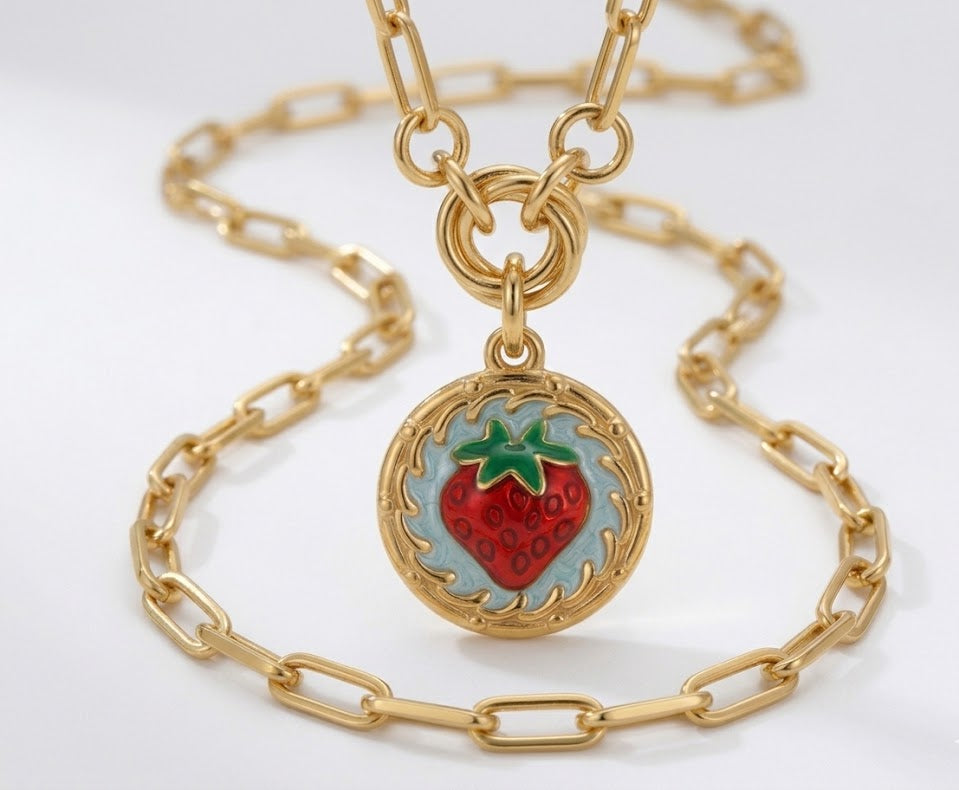Strawberry Necklace
